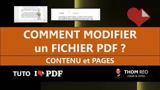 Comment MODIFIER un fichier PDF en ligne ? / Tutoriel I Love PDF