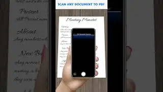 Convert photo to pdf on iPhone #Shots