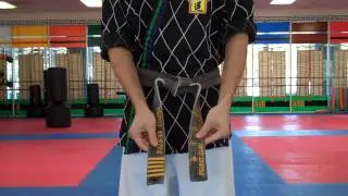 How to Properly Tie a Belt in Taekwondo