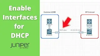 Enable interface as DHCP client on Juniper Shorts