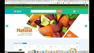 How to create Grocery website within 15 Mints __ Make Grocery Store __ how to make a website easily