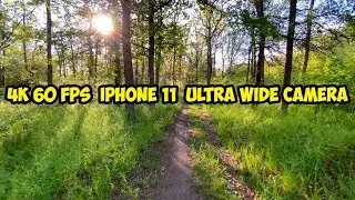 Пример записи видео Iphone 11 4K 60 FPS Широкоугольная камера