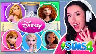 Every Rooms a Different DISNEY PRINCESS in The Sims 4