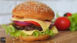 Рецепт Идеального БУРГЕРА в Домашних Условиях! 🍔