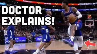 Paul George's Knee Bends BACKWARDS - Doctor Explains