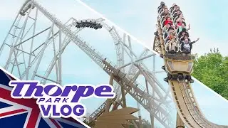 We Went to Thorpe Park to Ride their INSANE New Roller Coaster Hyperia! Summer 2024 Vlog