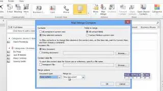 Mail merge by category to email