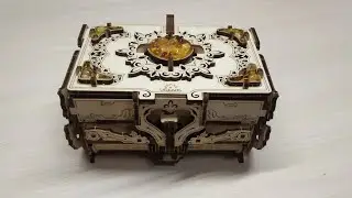 Янтарная шкатулка  от UGEARS. Деревянный конструктор