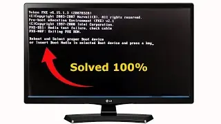 [Solved] Reboot and select proper boot device error or Insert boot media in selected boot device