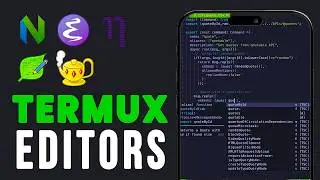 Top 7 Code Editor On TERMUX ✅ | Termux Code Editors 2024