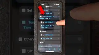 Action Button trick to create time of day actions  