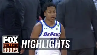 Charlie Moore drops 27 pts in DePauls win over Fairleigh Dickinson | FOX COLLEGE HOOPS HIGHLIGHTS