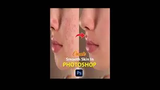 Create Smooth Skin In Photoshop #learningtips #study #learninghacks