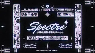 Spectre, Deep Space Grunge Overlays for Twitch and YouTube