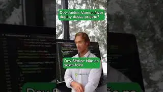 Programador júnior querendo fazer deploy do projeto #programação #desenvolvedor #developer #short
