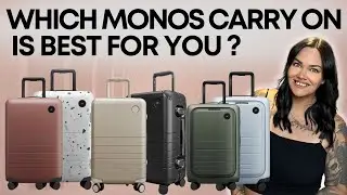 Comparing all 6 Monos Carry Ons | Differences + Packing Tests