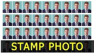 How to Create Stamp Size Photos in Photoshop CC 2019