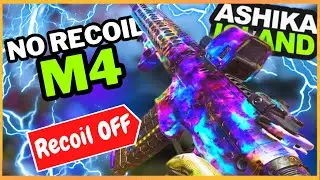 🔥🔥 M4 NO Recoil Ashika Island Gameplay | Vaznex 9K & M4 Resurgence Gameplay 💯 💯