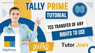 TCS for Transfer of Rights to Use in Tally Prime | Tutor Joes