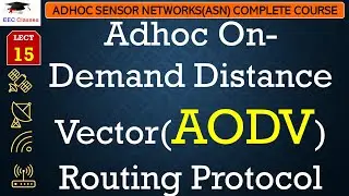 L15: Adhoc On-Demand Distance Vector(AODV) Routing Protocol | Adhoc Network Routing Protocol