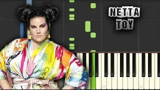 Netta - Toy - [Piano Tutorial Synthesia] (Download MIDI + PDF Sheets)