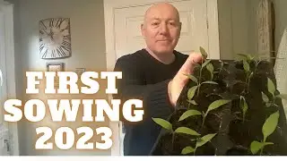 First Seed Sowing 2023 [Gardening Allotment UK] [Grow Vegetables At Home ]