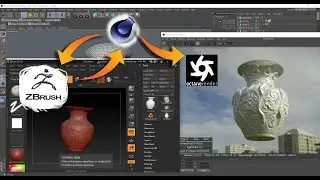 Goz zbrush export displacement to Cinema 4D