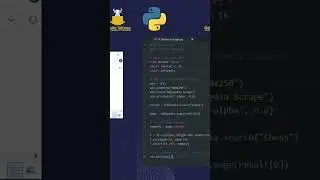 A SIMPLE Python Web Scraping Script #pythontutorial #coding #shorts