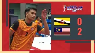 Sorotan Perlawanan: Brunei 0 - 2 Malaysia | Berpasukan (Regu 2) | ISTAF World Cup 2024