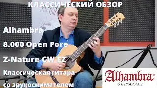 Классическая гитара со звукоснимателем 8 000 Open Pore Z Nature CW EZ