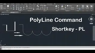 AutoCAD Polyline Command || Draw Polyline with all methods 