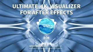 Audio Spectrum Visualizer Template #9 | After Effects | Reactive Music | Music Waveform | 4K | FREE