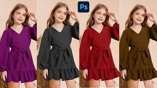 How to Change the Color in Photoshop - Turn Any Color to Any Color in Photoshop Tutorial-Awais sabri