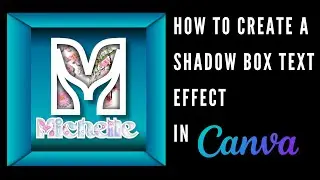 How to Create a Shadow Box Text Effect in Canva