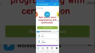 learn programming  free with certificates with this app