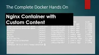 Part 2 of Chapter 2 - Nginx Container with Custom Content