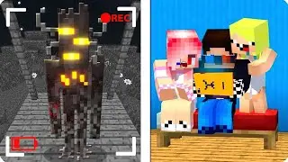 😱МЫ ЗАСНЯЛИ СКРИПУН НА СКРЫТЫЕ КАМЕРЫ В МАЙНКРАФТ! ШЕДИ ЛЕСКА И НУБИК MINECRAFT