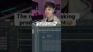 The reality of making producer content😂 
