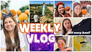 Vlogtober Week 3! Disneyland, Pumpkin Patch, New Cookie Recipe & Old Navy Haul | 2024