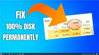 [SOLVED] 100% DISK USAGE Windows 10 FIX [Very Easy] in 2024