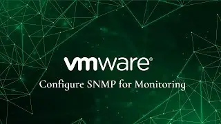 How to configure VMware ESXI Snmp for Monitoring