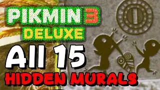 Pikmin 3 Deluxe - ALL 15 Hidden Murals Location Guide (Nintendo Switch)