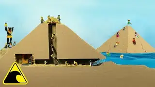 Pyramid Flood Disaster - Lego Dam Breach Experiment