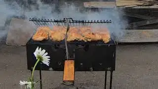 Красота жарки шашлыка на мангале: искусство приготовления идеального мяса