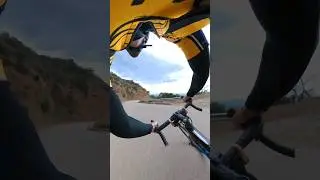Riding down from the Hollywood sign.  