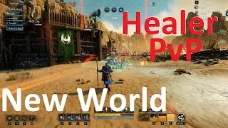 Toxic Majesty Defends Brimstone Sands New World Aeternum Fresh Wipe Server - Pangea - AOE Healer POV
