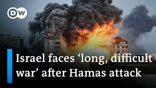 Israel hits Gaza Strip with retaliatory airstrikes | DW News⁣