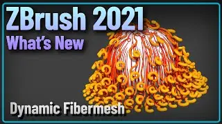 023 ZBrush 2021 Fibermesh Dynamic Simulation