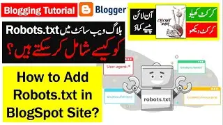 How to add robots.txt in Blogger? Custom robots.txt Blogger kya hai | custom robots.txt blogger