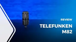 Telefunken M82 Review [Cardioid Dynamic Kick Drum and Podcast Vocals Microphone]